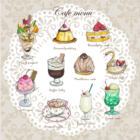 カフェメニュー