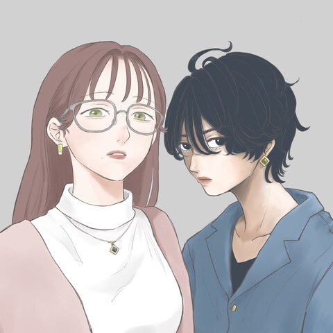 作例:リアル寄りの絵柄