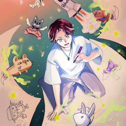 お絵描きで作るMY宇宙