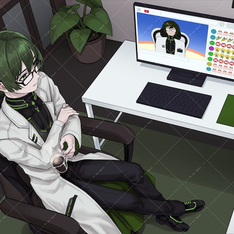 【実績】一枚絵配信用イラスト