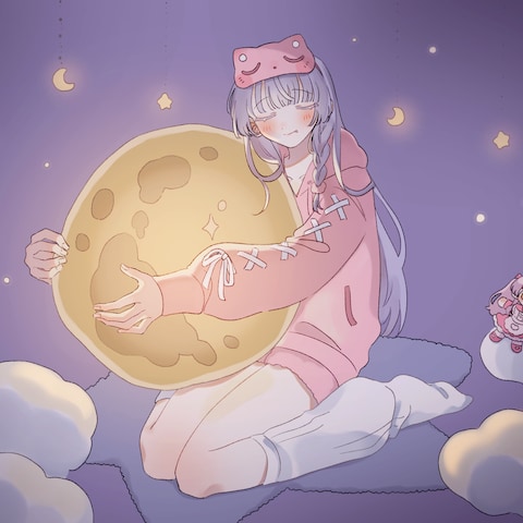 月皚澪夜ちゃんの誕生日イラスト