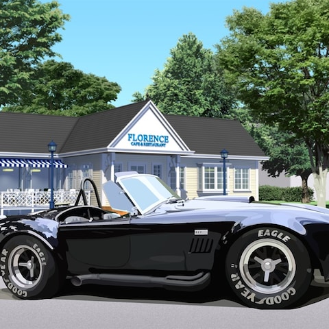 自動車イラスト、ＡＣコブラ４２７