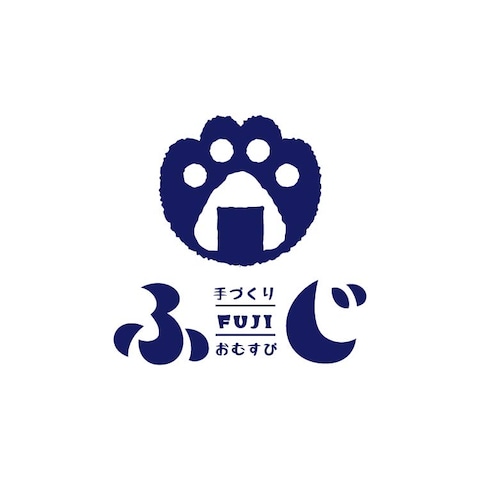手作りおむすび「ふじ」様ロゴ作成