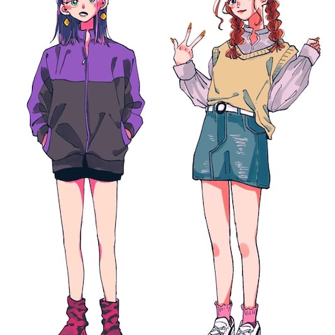 女子(立ち絵)