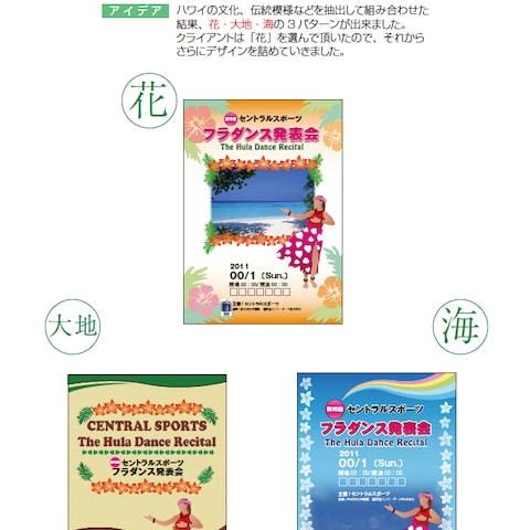 パンフレット 表紙バリエーション