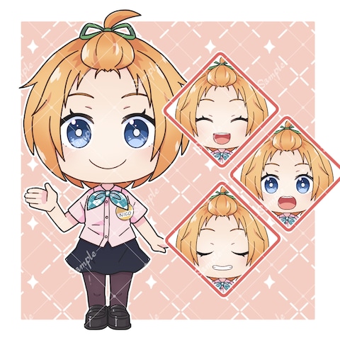 ミニキャラの立ち絵制作
