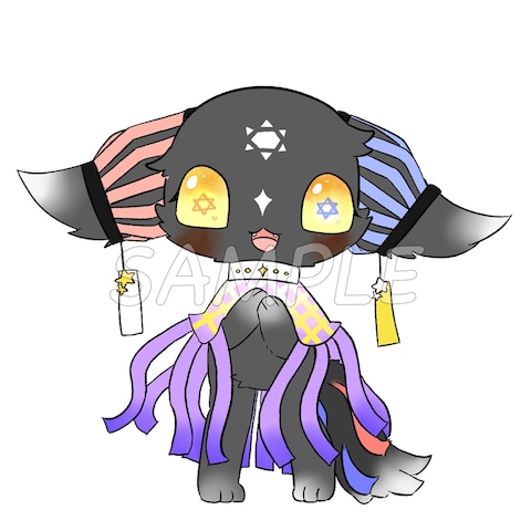 七夕モチーフのオリジナルキャラクター