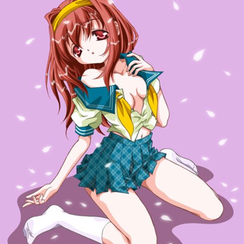 少女百景_003 セーラー服と桜