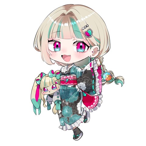 無添加リア　新衣装（浴衣）デフォルメ 