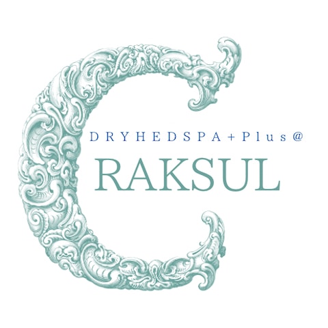 ドライヘッドスパ専門店ラクスル様　ロゴ作成