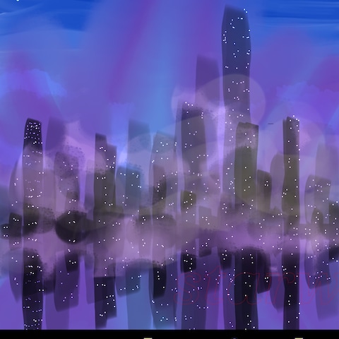 夜の都市