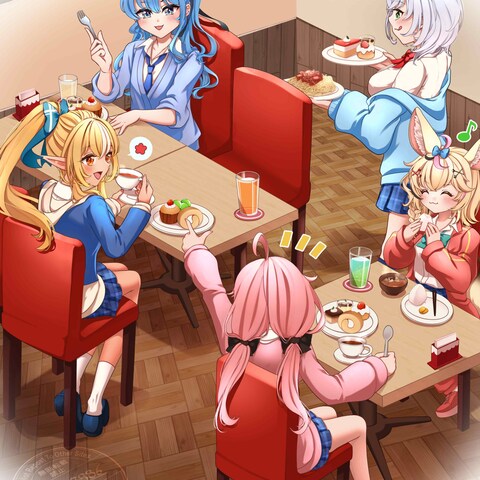 vtuberファンアートイラスト