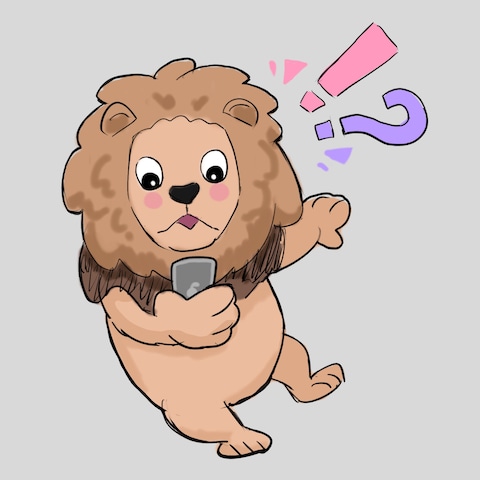 ぼさぼさライオン