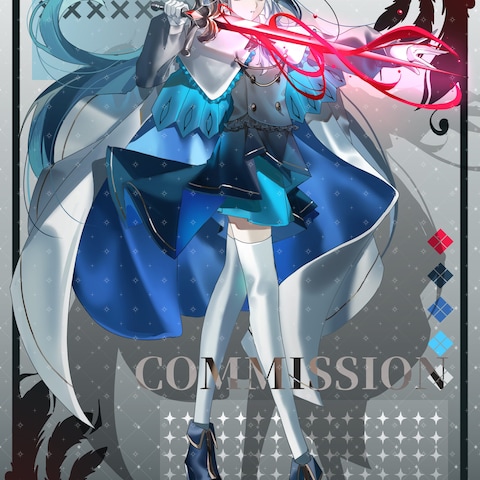 オリジナルキャラクターのイラスト制作