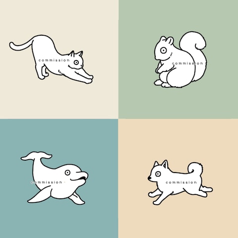 （株）TERASS様のLINE公式アカウント用イラスト