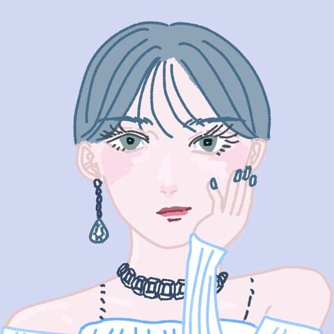 煌びやかな女性