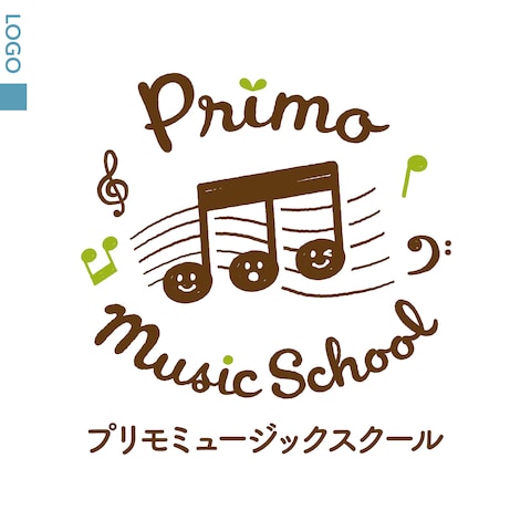 「プリモミュージックスクール」さま ロゴデザイン