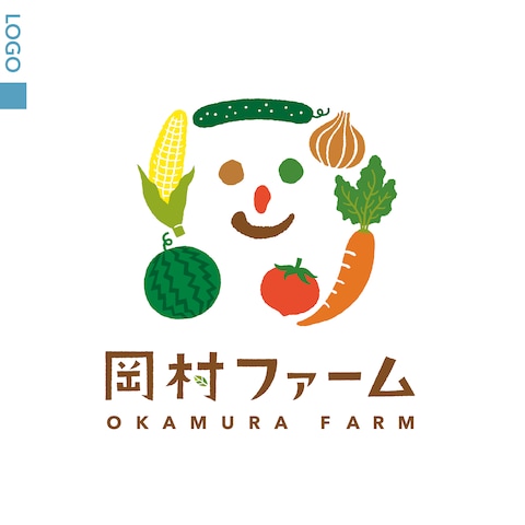 「岡村ファーム」さま ロゴデザイン