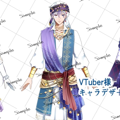 VTuberキャラクターイラスト