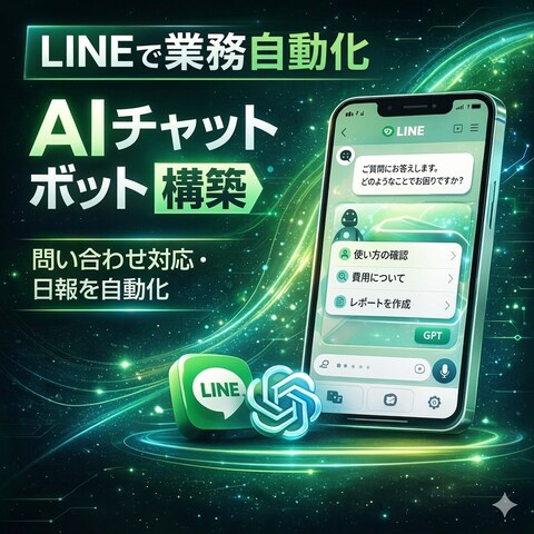 LINE×ChatGPTで業務自動化Bot