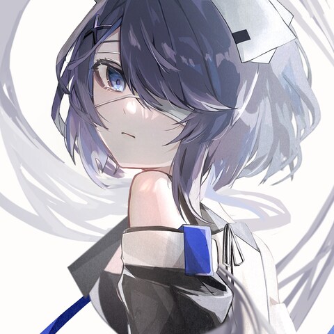 胸までのアイコンイラスト