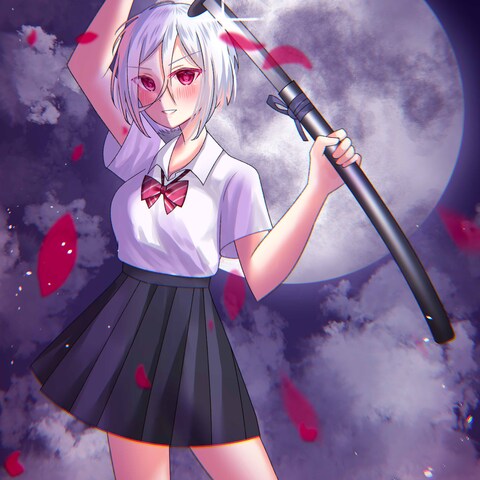 紅い月の少女