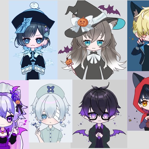 ハロウィンSDイラスト