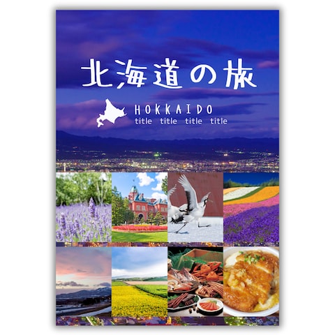 北海道観光のチラシ