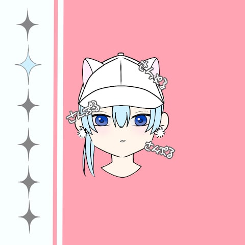 女の子アイコンイラスト