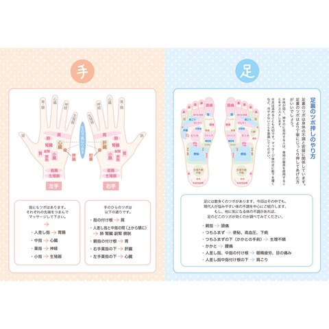 手足のツボ A4チラシ