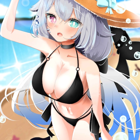 VRChatの自キャライラスト