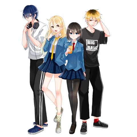 TRPG4人用立ち絵