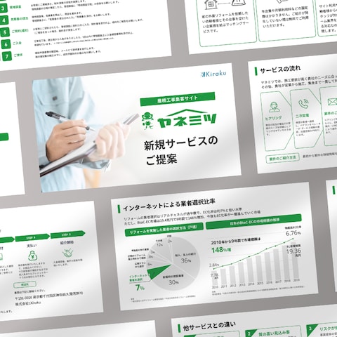 屋根工事集客サイト営業資料