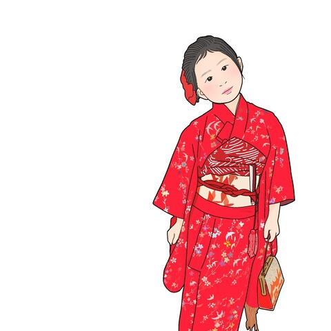 お写真をイラスト化します！