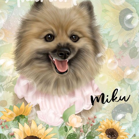 ペット似顔絵