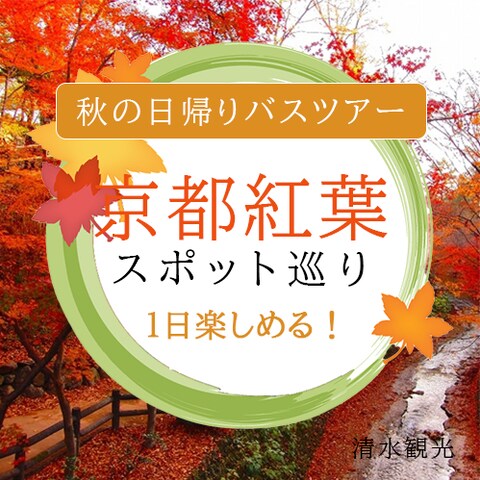 秋の日帰りバスツアー バナー