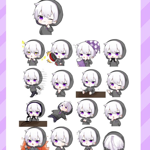 個人YouTuber様のLINEスタンプ制作