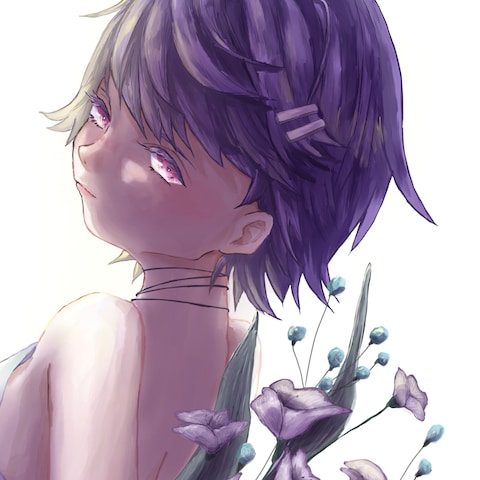 お花と女の子