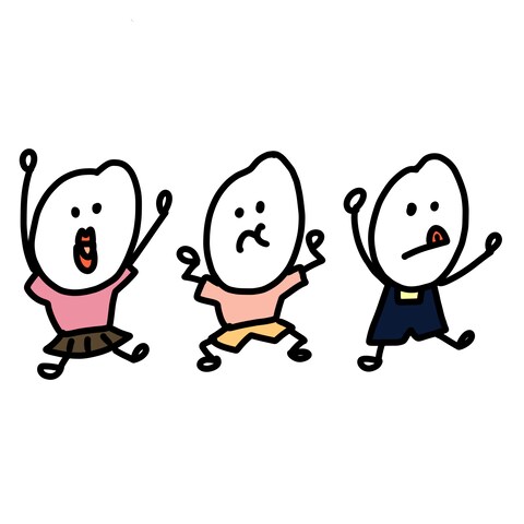 米の肥料袋のメイン画として描いたものです