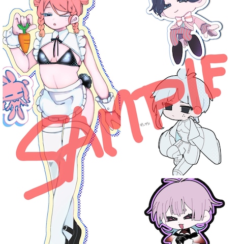 衣装デザイン・立ち絵作成