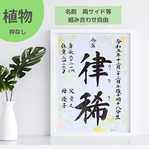 命名書