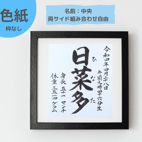 命名書