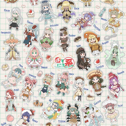2022年作成キャラSD集合イラスト