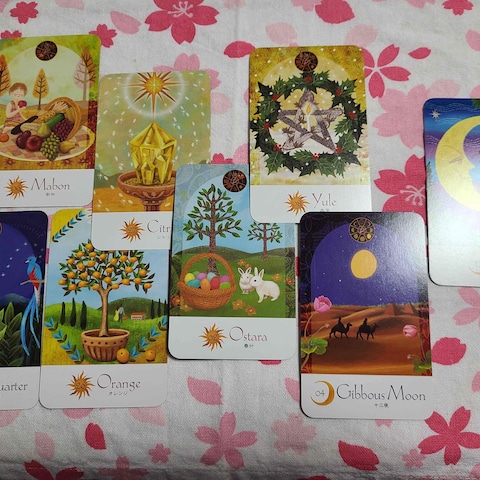 太陽と月と魔女のカード