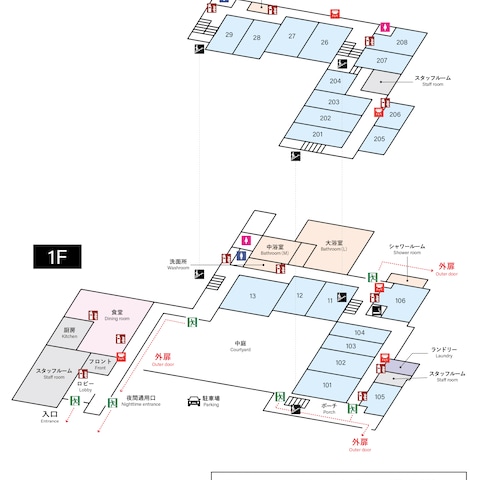 避難経路図制作実績