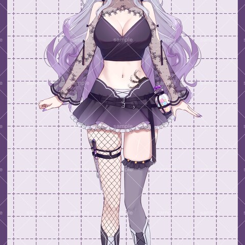 【ご依頼対応】新人Vtuberさん立ち絵作成