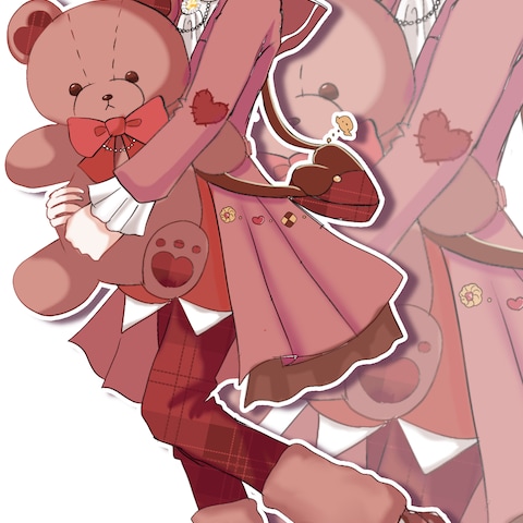 iriam キャラデザラフ画