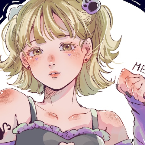 猫系の女の子イラスト