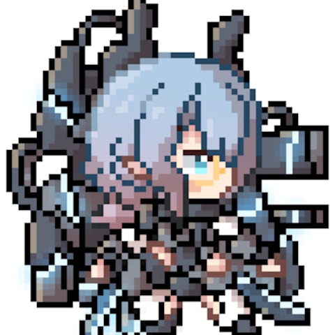 TRPGの立ち絵に使用したドット絵キャラクター