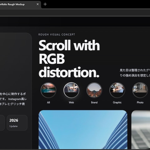three.jsシェーダーでノイズのかかるinstagram